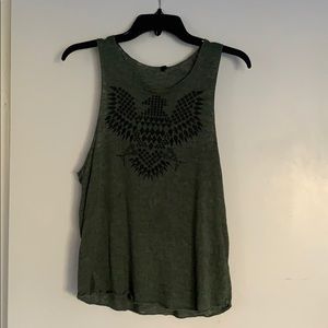 Vintage Army Green Tank w/ Eagle 💚